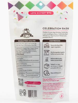 Celebration Bash Vegan Dog Treats, 6-oz bag