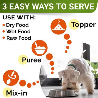 Pumpkin High Fiber Powder Stool Consistency & Softener Supplement for Dogs, 8.1-oz jar