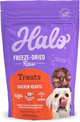 Chicken Hearts Recipe Freeze-Dried Raw Dog Treats, 2-oz bag