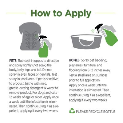 Naturals Flea & Tick Home & Pet Spray, 32-fl oz bottle