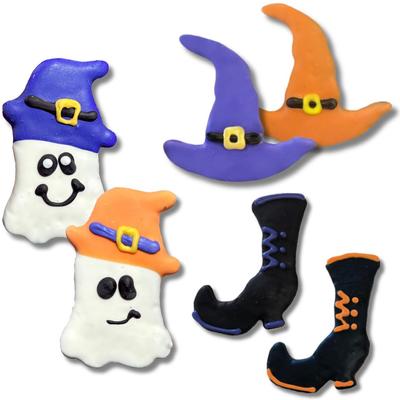 We Witch You A Happy Halloween Peanut Butter & Honey Assorted Crunchy Dog Treats, 18 count