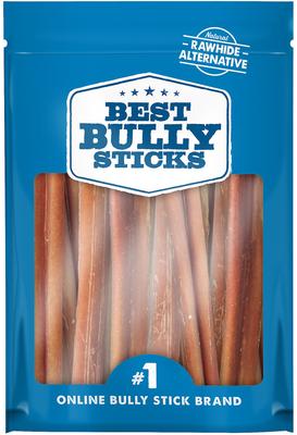 4" Bully Sticks Dog Treats, 8-oz bag