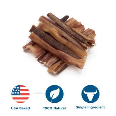 4" Bully Sticks Dog Treats, 8-oz bag
