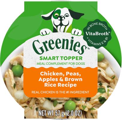 Smart Topper Duck, Broccoli, Carrots & Barley Recipe Wet Dog Food Topper, 2-oz tray, case of 10