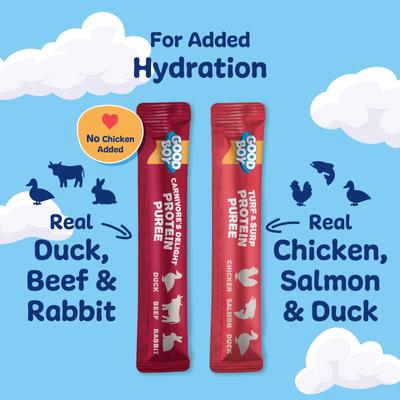 Variety Pack Puree Dog Food Topper, 90 count