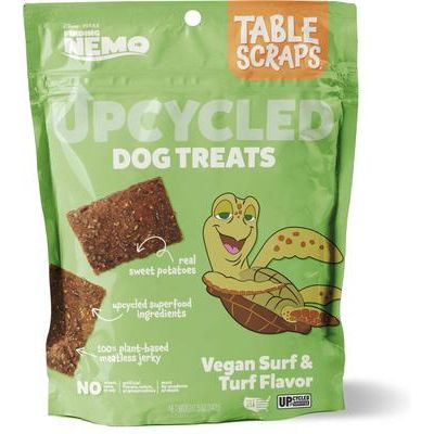 Receta vegana de surf y tierra de Buscando a Nemo: premios reciclados a base de plantas para perros, bolsa de 145 g