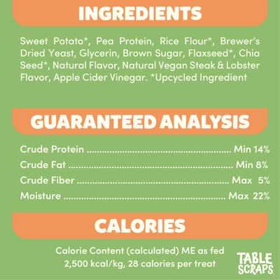 Finding Nemo Vegan Surf-N-Turf Recipe Plant Based Upcycled Dog Treats, 5-oz bag