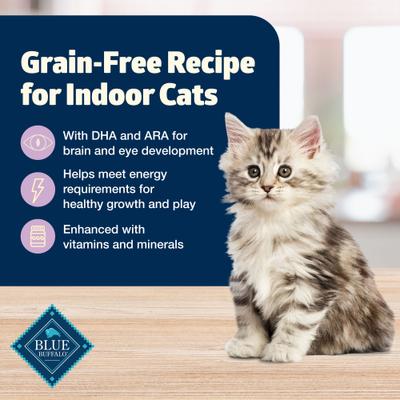 Freedom Indoor Kitten Chicken Recipe Grain-Free Dry Cat Food, 5-lb bag