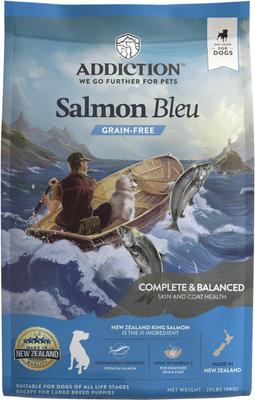 Grain-Free Salmon Bleu Skin & Coat Health Dry Dog Food, 20-lb bag