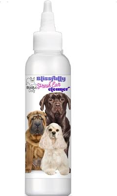Limpiador de oídos para perros Blissfully Fresh, botella de 4 onzas líquidas