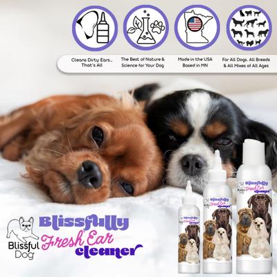 Blissfully Fresh Dog Ear Cleaner, 4-fl oz bottle