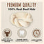 Premium Braided Beef Hide Donut Beef Flavor Dog Chews, 5-in