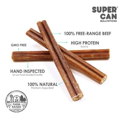 6-in Standard Bully Sticks Dog Treats, 25 count