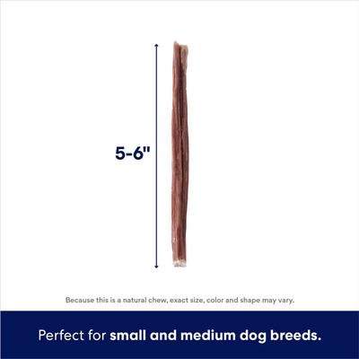 Golosinas para perros Slim Beef Gullet Stick de 5-6 pulgadas, caja de 50