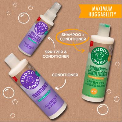 Relaxing Green Tea & Bergamot Dog Shampoo & Conditioner, 16-fl oz bottle