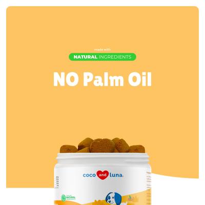 Coco and Luna Turmeric Curcumin with Collagen, BioPerine & Fish Oil Soft Chew Joint Supplement for Dogs, 90 count