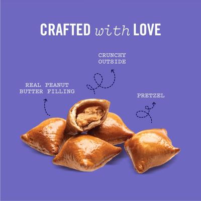 Pet-zel Bites with Peanut Butter Dog Treats, 24-oz jar