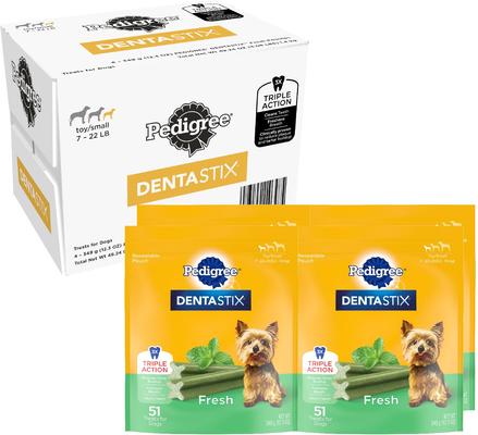Dentastix Beef Mini Dental Dog Treats, 24 count