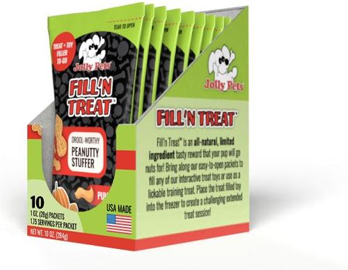 Fill'n Pumpkin Peanut Butter Dog Treat, 1-oz bag, 10 count