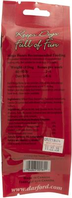 Junior Mega Bacon & Mega P'Nut Variety Pack Adult Dog Bones, Medium/Large, case of 12