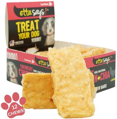 Crunchy Duck + Sweet Potato Chew Bars Dog Treats, 12 count
