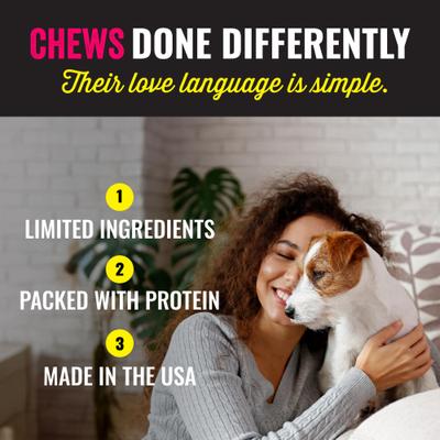 Crunchy Chicken + Chia Chew Bars Dog Treats, 12 count