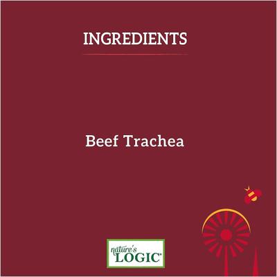 100% Natural Beef Trachea Dog Chew Treats, 1-lb bag