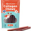 USA Beef Collagen Chews Extra Thin Jerky Dog Treats, 60 count, 15-oz bag
