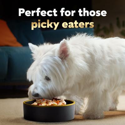 Simply Crafted Multipack Adult Chicken & Beef Recipes Shredded Wet Dog Food, 1.3-oz tray, 40 count