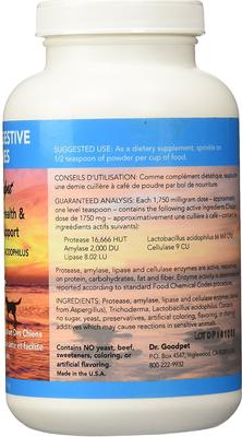 Digestive Enzymes Dog Supplement, 7-oz bottle