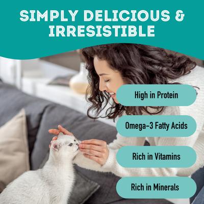 Salmon & Sweet Potato Grain-Free Dehydrated Dog & Cat Treats, 2.82-oz bag