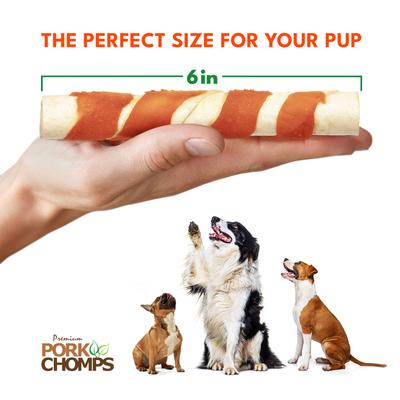 Sweet Potato Wrapped Twists Dog Treats, Large, 4 count