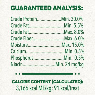 Original Natural Chicken Regular Holiday Dental Dog Treats, 6 count