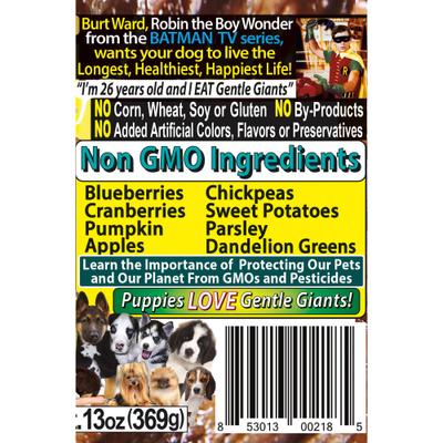 Non-GMO Grain-Free 90% Beef Wet Dog Food, 13-oz can, case of 12