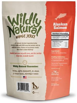 Whole Jerky Alaskan Salmon Grain-Free Dog Treats, 5-oz bag