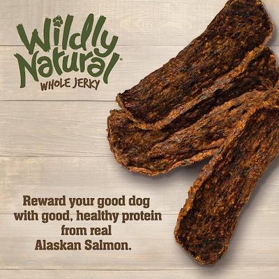 Whole Jerky Alaskan Salmon Grain-Free Dog Treats, 5-oz bag