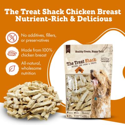 Single Ingredient Chicken Breast Freeze-Dried Dog & Cat Treats, 4-oz bag