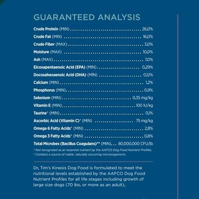All Life Stages Kinesis Formula Dry Dog Food, 40-lb bag