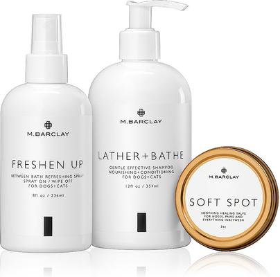 M. BARCLAY Freshen Up Natural & Organic Dog & Cat Bath Refreshing Spray, 8-fl oz bottle