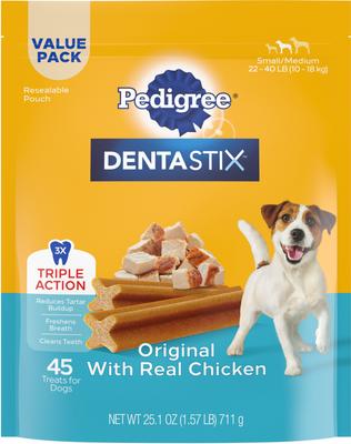 Dentastix Original Small/Medium Dental Dog Treats, 90 count