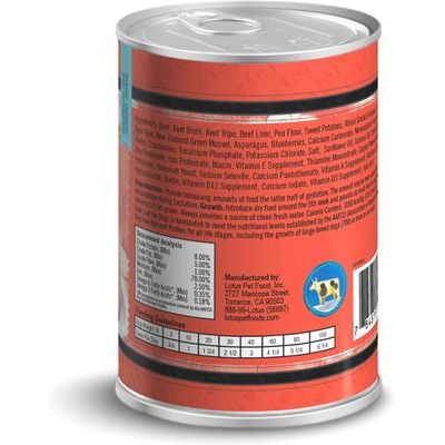 Alimento enlatado para perros Grain-Free Beef Loaf, 12.5 oz, caja de 12