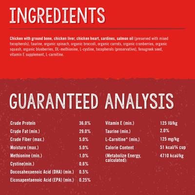 Alimento crudo liofilizado para perros Stella's Solutions Healthy Heart Support con pollo, paquete de 26 oz