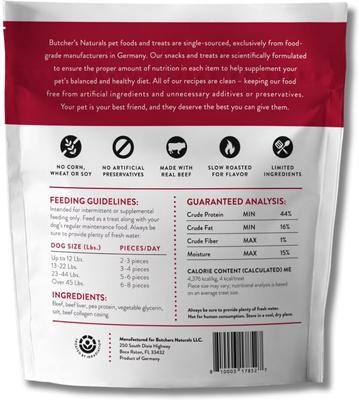 Slow Roasted Beef Pearls Soft & Chewy Dog Treats, 10-oz bag