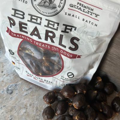 Slow Roasted Beef Pearls Soft & Chewy Dog Treats, 10-oz bag