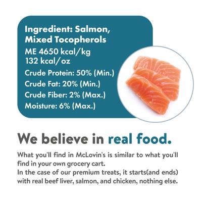 Salmon Bites Grain-Free Freeze-Dried Dog Treats, 2-oz bag