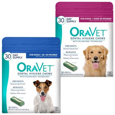 Bundle: OraVet Hygiene for Small Dogs + Dental Chews for Large & Giant Dogs