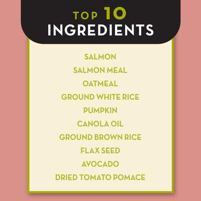 Advanced Sensitive Support Salmon & Oatmeal Formula Dry Dog Food, 4-lb bag