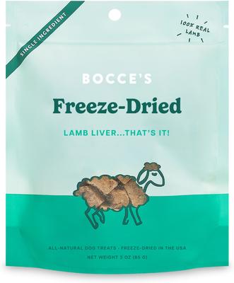 Lamb Liver Freeze-Dried Treats, 3-oz bag