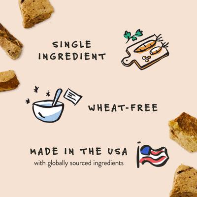 Lamb Liver Freeze-Dried Treats, 3-oz bag