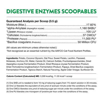 Scoopables Digestive Enzymes Cat Supplement, 5.5-oz bag
